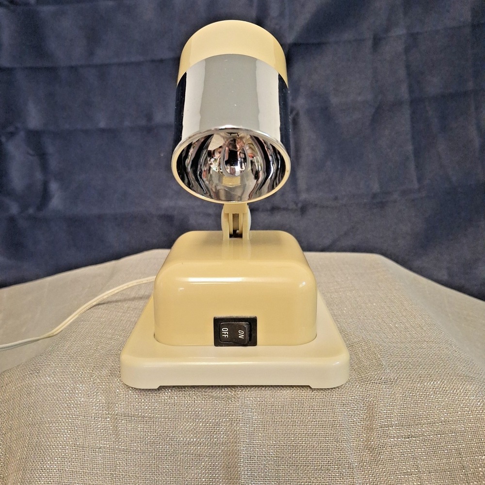 Vintage Corded Floxite Compact Desk Light Lamp Wall Mount Tabletop with bracket - Picture 4 of 13